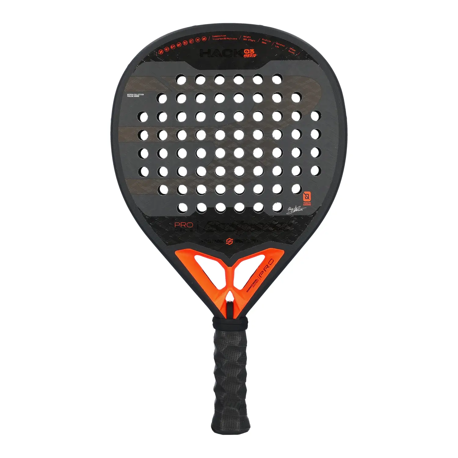 מחבט פאדל Bullpadel Hack 03 Hybrid 24