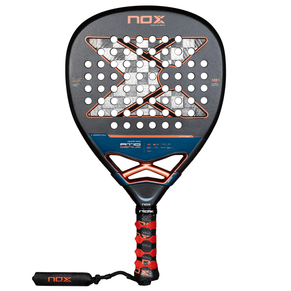 מחבט פאדל Nox AT10 Luxury Genius Attack 18K Alum 2025 By Agustin Tapia