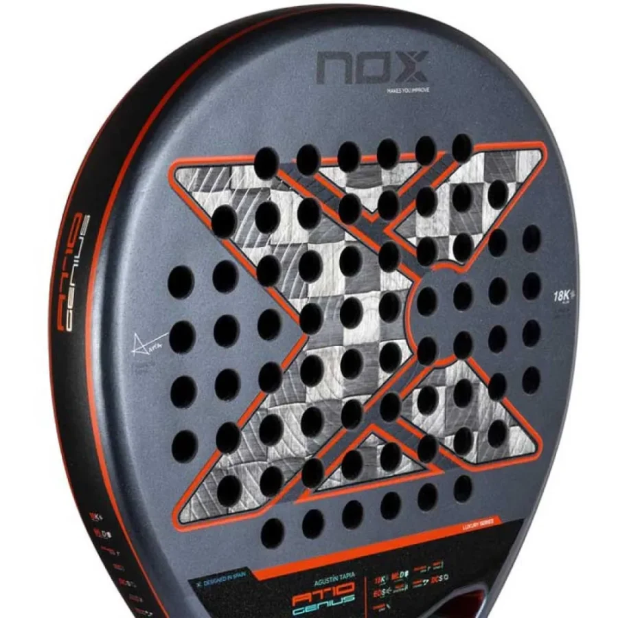 מחבט פאדל Nox AT10 Genius 18K Alum 2025 By Agustin Tapia