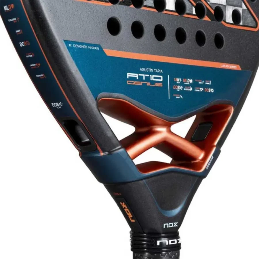 מחבט פאדל Nox AT10 Luxury Genius Attack 18K Alum 2025 By Agustin Tapia