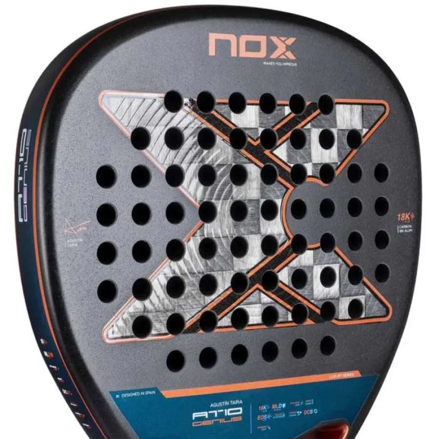 מחבט פאדל Nox AT10 Luxury Genius Attack 18K Alum 2025 By Agustin Tapia