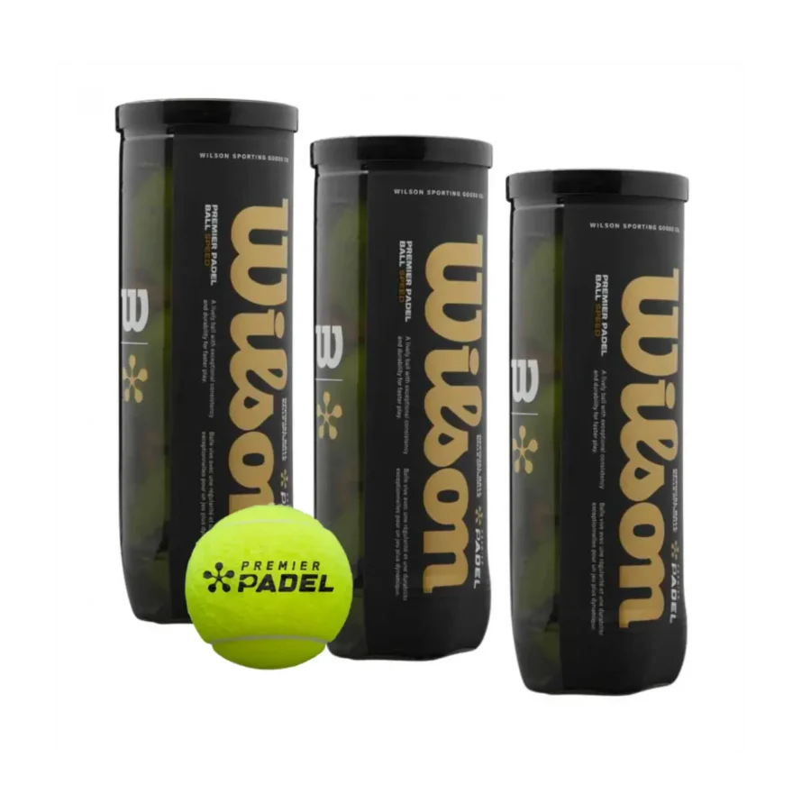 X 3 כדורי פאדל WILSON PREMIER Padel SPEED