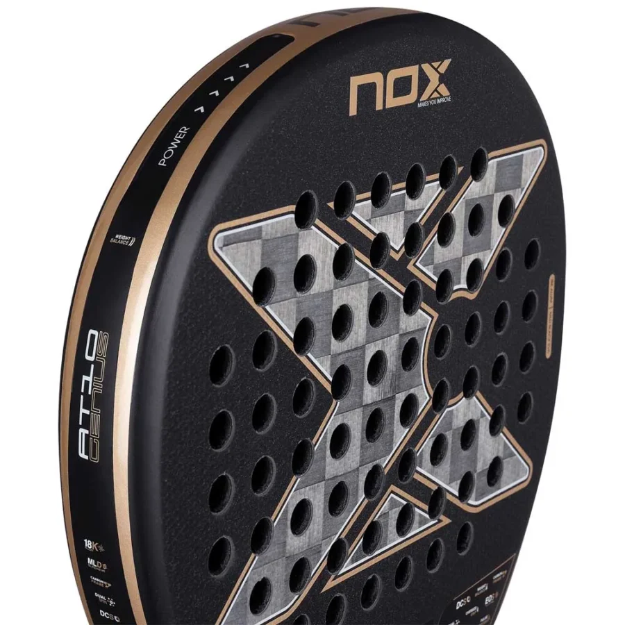 מחבט פאדל Nox AT10 Luxury Genius 18K Alum 2026