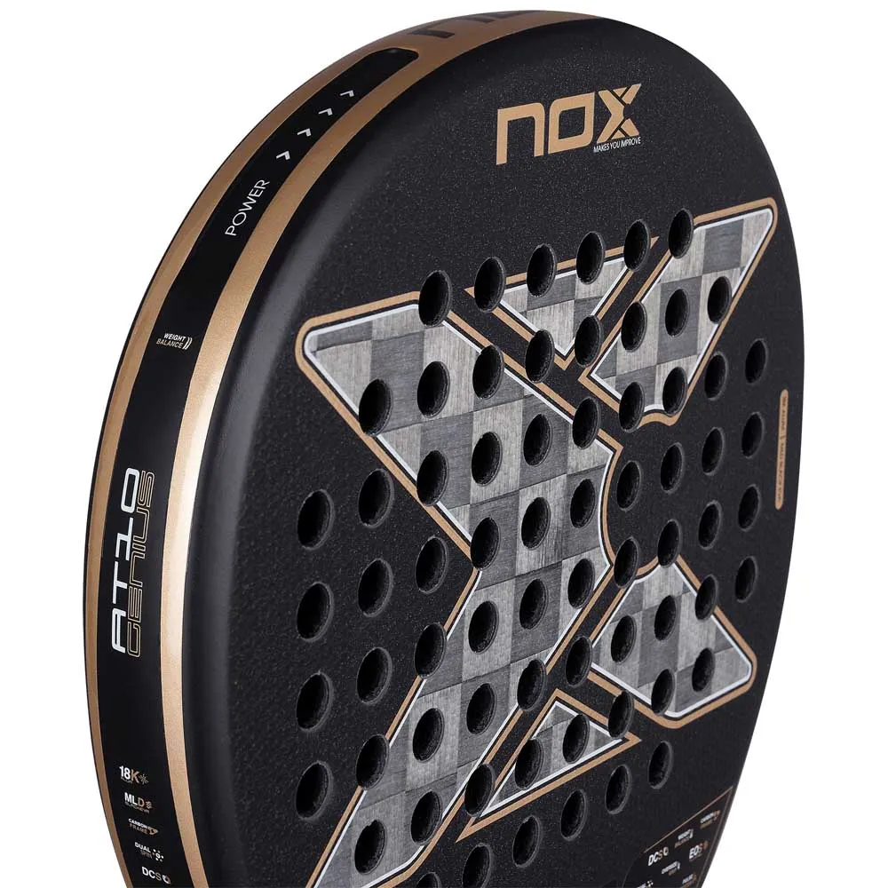 מחבט פאדל Nox AT10 Luxury Genius 18K Alum 2026